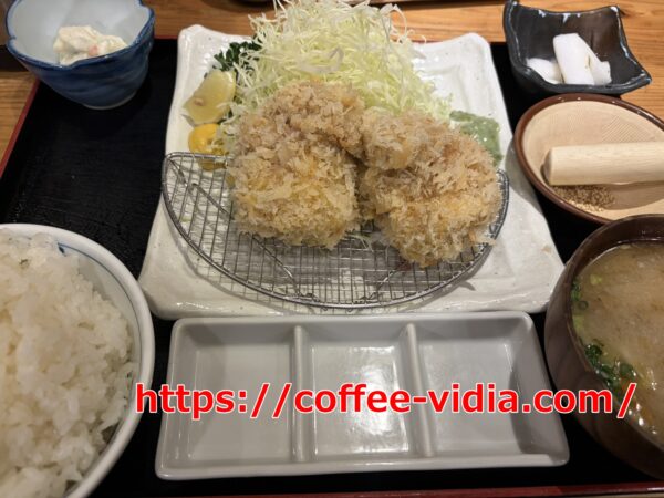 とんかついわい　ヒレカツ定食